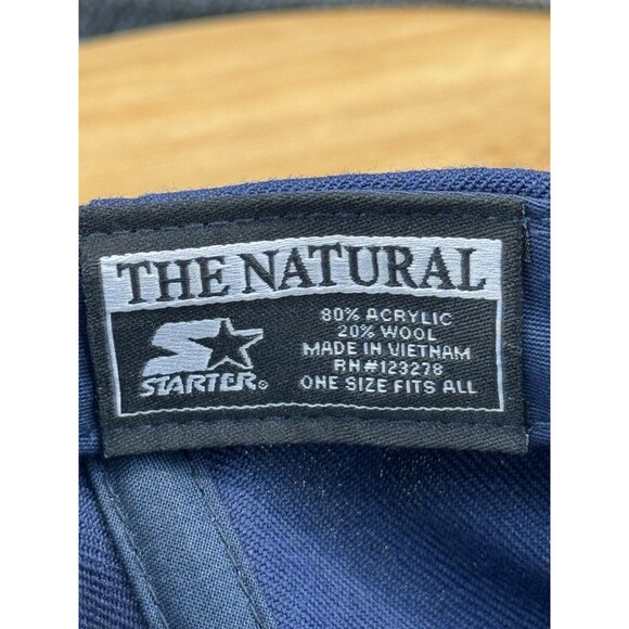 Villanova Wildcats University Hat Cap Snap Back Adult Blue Starter Black Label - Picture 10 of 10